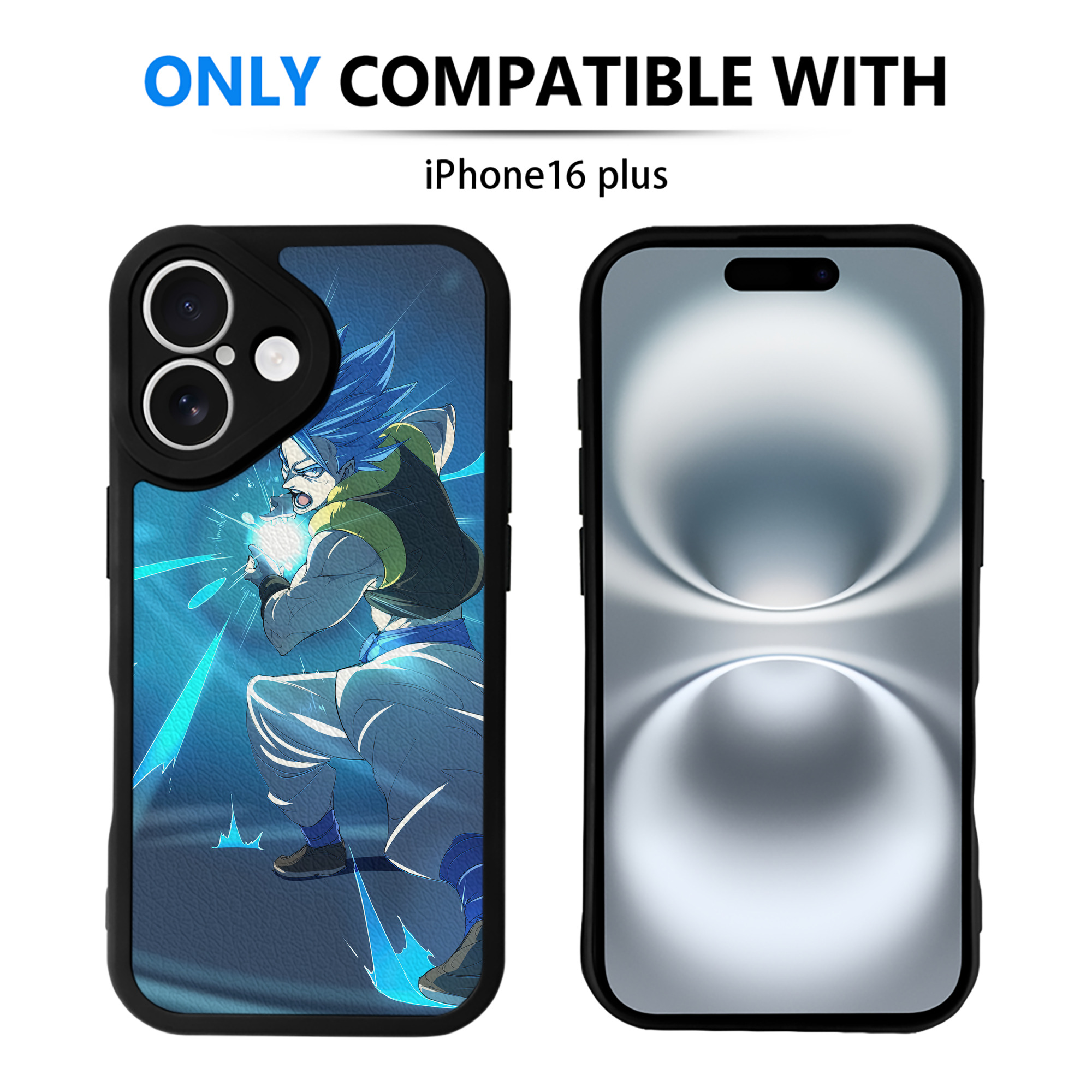 （画像用） ドラゴンボール DRAGON BALL 【iPhone 16シリーズ対応】シリコンスマホケース（レザー調） 材質：シリコン